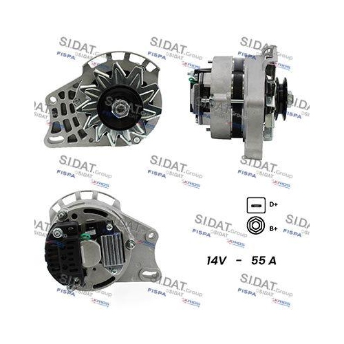 Generator Sidat A12ML0013A2 für Alfa Romeo Fiat Lancia
