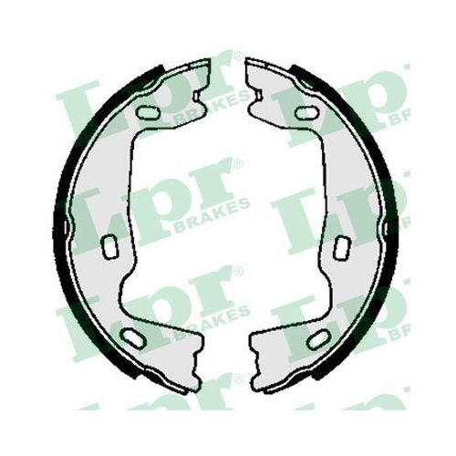 Bremsbackensatz Feststellbremse Lpr 02570 f&uuml;r Opel Saab Vauxhall Hinterachse