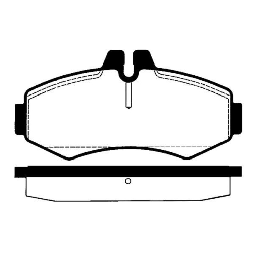 Bremsbelagsatz Scheibenbremse Raicam RA.0714.0 f&uuml;r Mercedes Benz Mercedes Benz