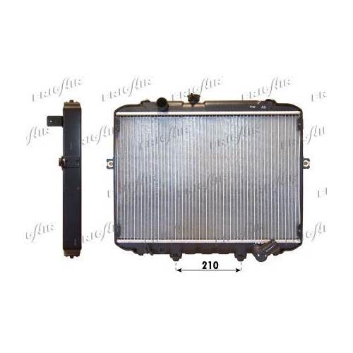 K&uuml;hler Motork&uuml;hlung Frigair 0128.3106 f&uuml;r Hyundai