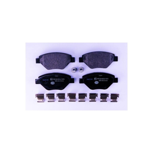 Bremsbelagsatz Scheibenbremse Hella 8DB 355 010-551 f&uuml;r Renault Vorderachse