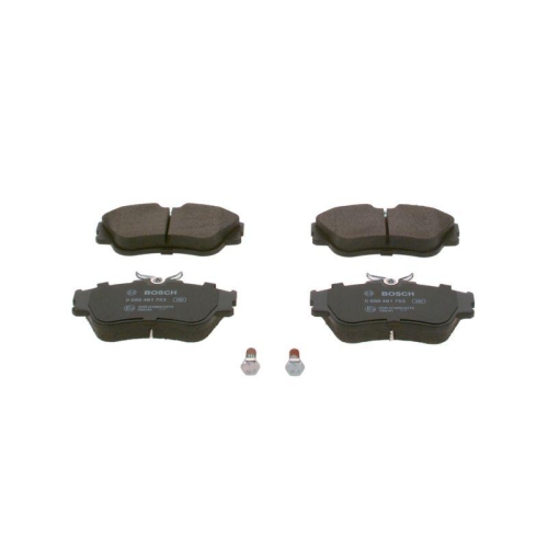 Bremsbelagsatz Scheibenbremse Bosch 0986461753 f&uuml;r Audi Mercedes Benz Seat Skoda