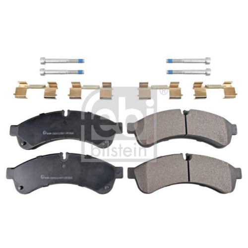 Bremsbelagsatz Scheibenbremse Febi Bilstein 116257 f&uuml;r Iveco Hinterachse
