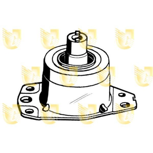 Lagerung Motor Unigom 395302 f&uuml;r Fiat Lancia Vorne