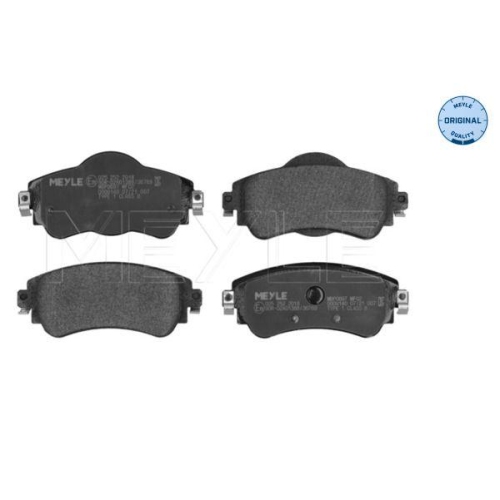 Bremsbelagsatz Scheibenbremse Meyle 0252522018 Meyle-original: True To Oe. f&uuml;r