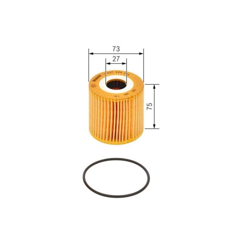 Ölfilter Bosch 1457429284 für Nissan