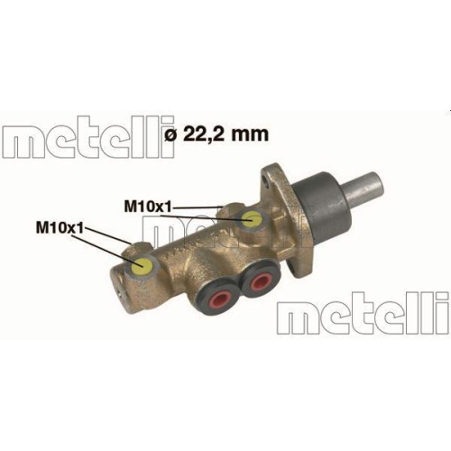 Hauptbremszylinder Metelli 05-0278 f&uuml;r Fiat