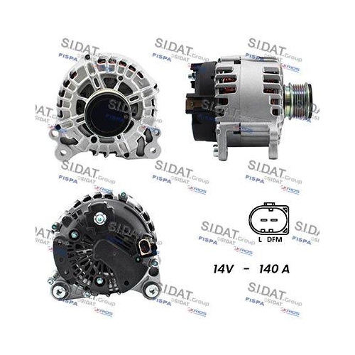 Generator Sidat A12VA0005A2 f&uuml;r Audi Mercedes Benz Mercedes Benz Mercedes Benz