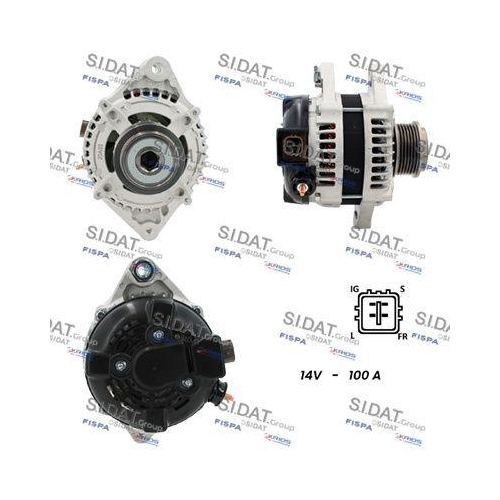 Generator Sidat A12DE1213A2 f&uuml;r Toyota