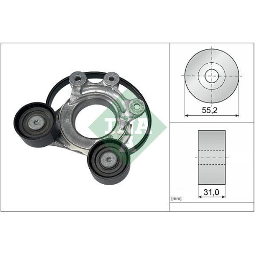 Riemenspanner Keilrippenriemen Schaeffler Ina 534 0774 10 f&uuml;r Bmw Mini