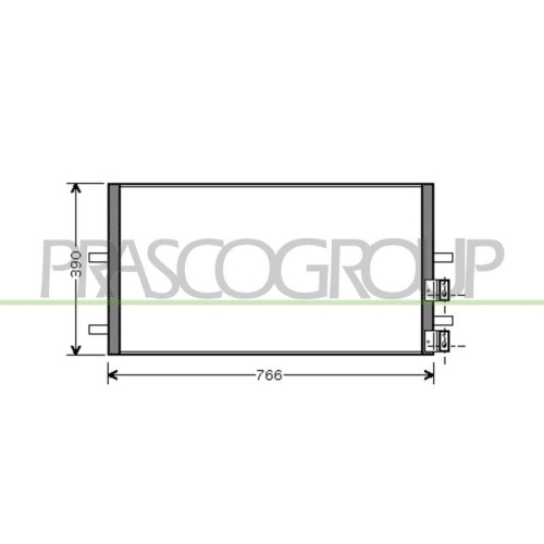 Kondensator Klimaanlage Prasco FD912C001 Prascoselection f&uuml;r Ford