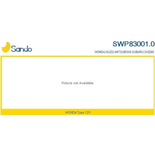 Waschwasserpumpe Scheibenreinigung Sando SWP83001.0 für Honda Isuzu Mitsubishi