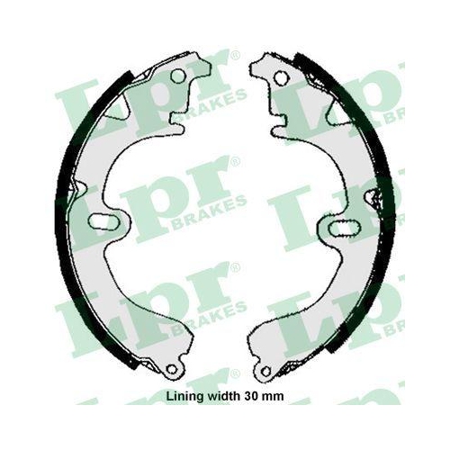 Brake Shoe Set Lpr 05860 for Toyota Chevrolet Rear Axle