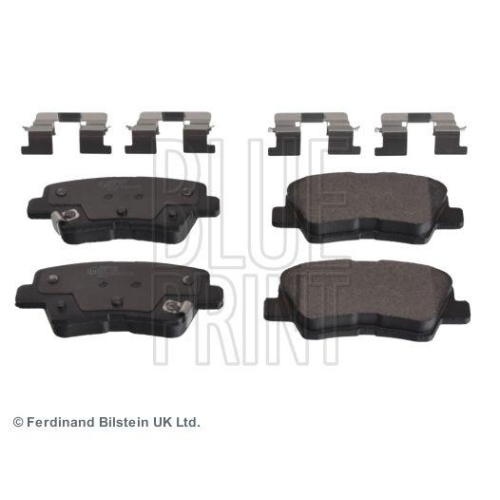 Bremsbelagsatz Scheibenbremse Blue Print ADG042160 f&uuml;r Ssangyong Hyundai Kia