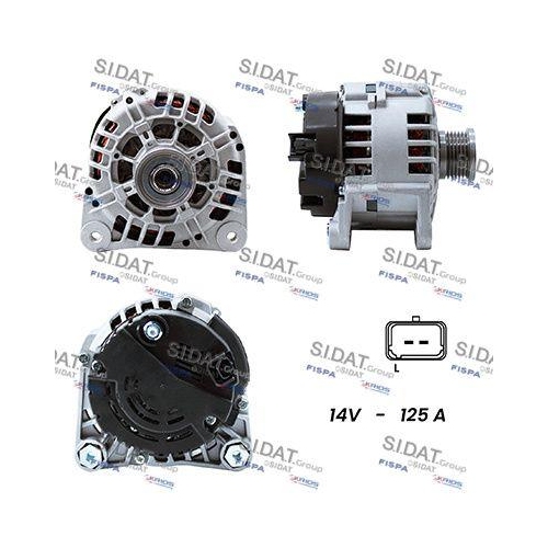 Generator Sidat A12VA0020A2 f&uuml;r Mitsubishi Nissan Opel Renault Vauxhall Volvo