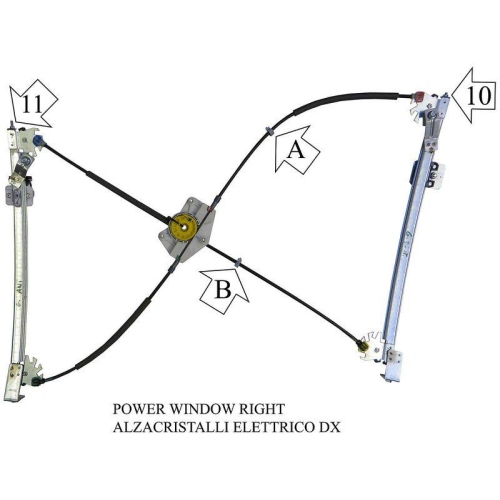 Fensterheber Valeo 852589 f&uuml;r VW Vorne Rechts