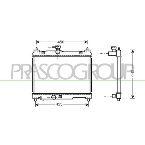K&uuml;hler Motork&uuml;hlung Prasco TY320R001 Prascoselection f&uuml;r Toyota
