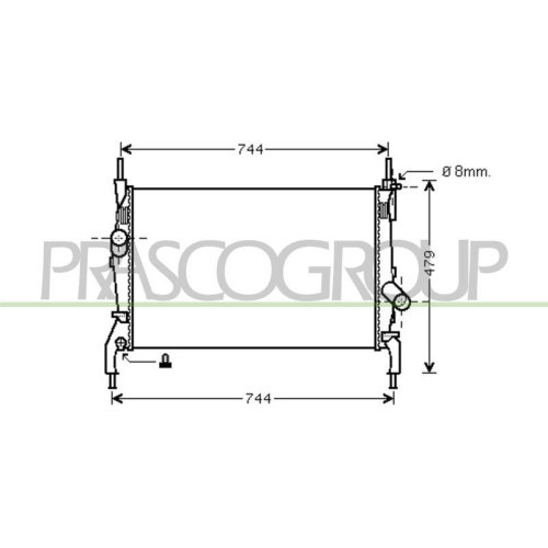 K&uuml;hler Motork&uuml;hlung Prasco FD912R003 Prascoselection f&uuml;r Ford