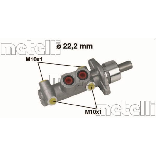 Hauptbremszylinder Metelli 05-0290 f&uuml;r Fiat Lancia