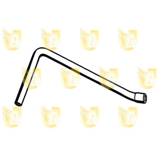 Schlauch W&auml;rmetauscher (heizung) Unigom S2333 f&uuml;r Fiat Eingang