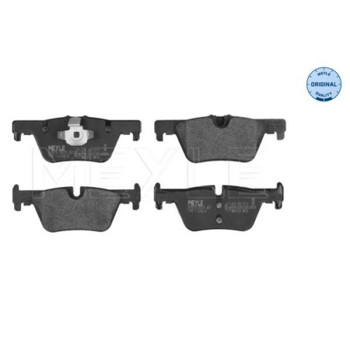 Bremsbelagsatz Scheibenbremse Meyle 0252530717 Meyle-original: True To Oe. f&uuml;r