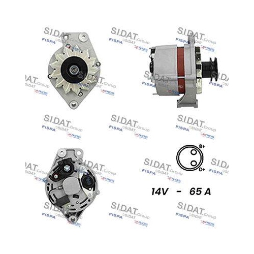 Generator Sidat A12BH0252A2 f&uuml;r Audi Seat Skoda VW Vag