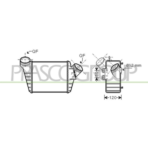 Ladeluftk&uuml;hler Prasco VG420N002 Prascoselection f&uuml;r VW