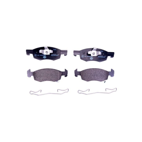 Bremsbelagsatz Scheibenbremse Hella 8DB 355 023-261 f&uuml;r Opel Vauxhall