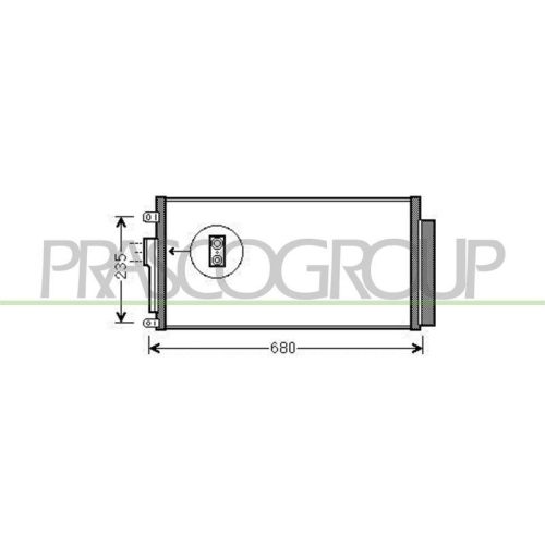 Kondensator Klimaanlage Prasco FT030C001 Prascoselection f&uuml;r Fiat