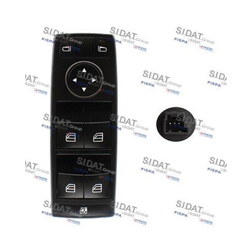 Schalter Fensterheber Sidat 5.145712A2 f&uuml;r Mercedes Benz Mercedes Benz