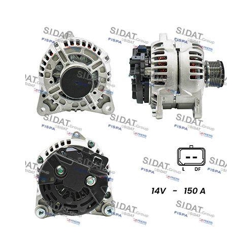 Generator Sidat A12BH0293A2 f&uuml;r Nissan Renault