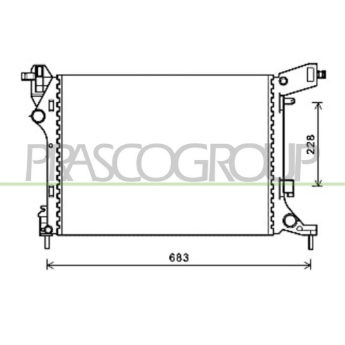 K&uuml;hler Motork&uuml;hlung Prasco FT040R001 Prascoselection f&uuml;r Fiat