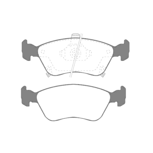 Bremsbelagsatz Scheibenbremse Raicam RA.0678.0 f&uuml;r Toyota Vorderachse