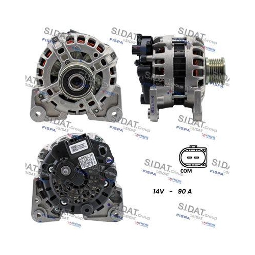 Generator Sidat A12BH0297 f&uuml;r Mercedes Benz Mercedes Benz Nissan Renault