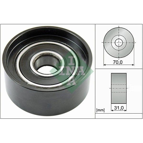 Umlenk /führungsrolle Keilrippenriemen Schaeffler Ina 532 0588 10 für Honda