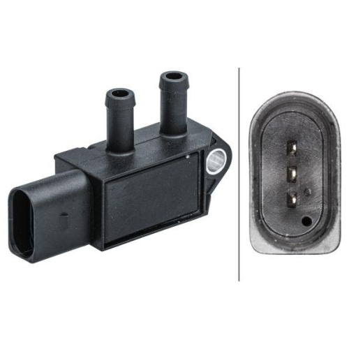Sensor Abgasdruck Hella 6PP 009 409-631 f&uuml;r VW Vor Ru&szlig;partikelfilter