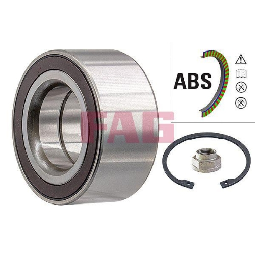 Radlagersatz Schaeffler Fag 713 6234 90 f&uuml;r Fiat Suzuki Vorderachse