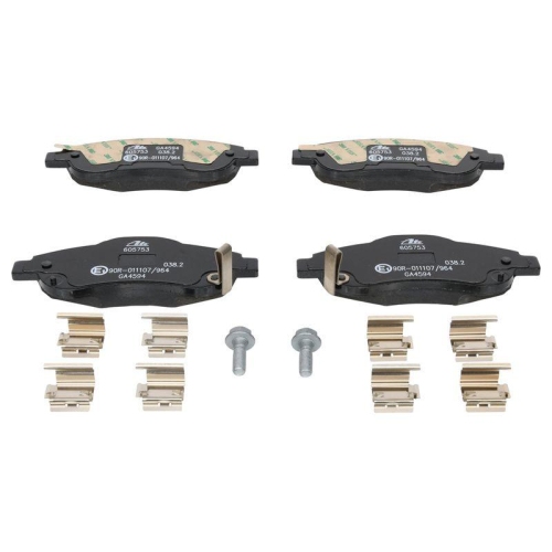Bremsbelagsatz Scheibenbremse Ate 13-0460-5753-2 f&uuml;r Honda Vorderachse