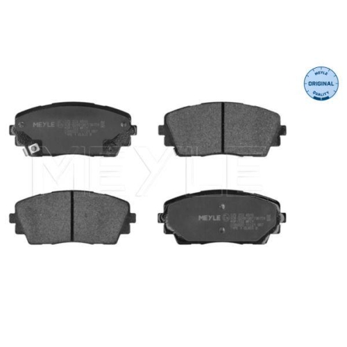 Bremsbelagsatz Scheibenbremse Meyle 0252536516 Meyle-original: True To Oe. f&uuml;r