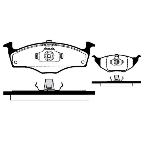 Bremsbelagsatz Scheibenbremse Raicam RA.0684.0 f&uuml;r VW Vorderachse