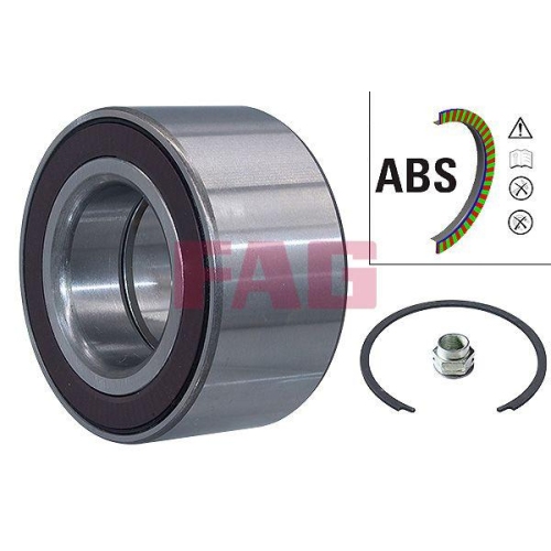 Radlagersatz Schaeffler Fag 713 6908 60 f&uuml;r Fiat Lancia Hinterachse Vorderachse