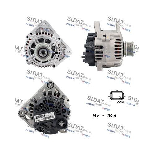 Generator Sidat A12VA0057 f&uuml;r Renault