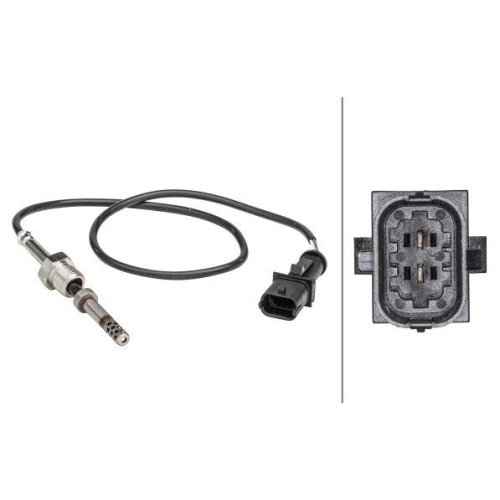 Sensor Abgastemperatur Hella 6PT 358 181-191 für Alfa Romeo Chrysler Fiat Lancia