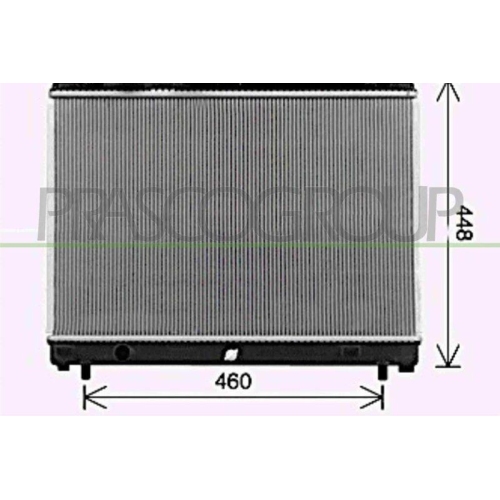 Radiator Engine Cooling Prasco OP305R004 Prascoselection for Opel