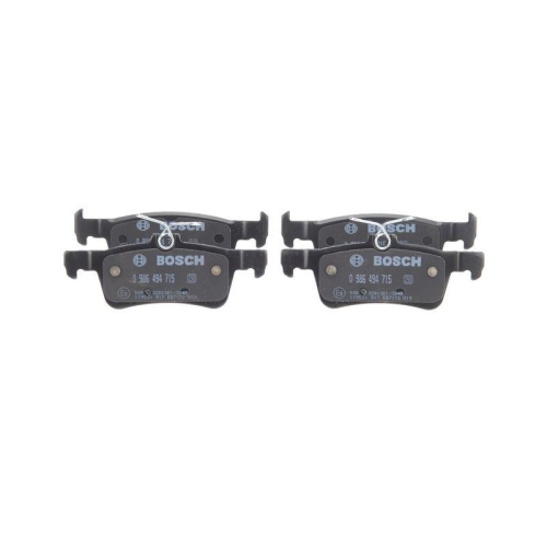 Bremsbelagsatz Scheibenbremse Bosch 0986494715 f&uuml;r Citro&euml;n Peugeot Hinterachse