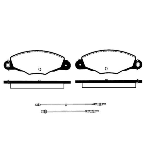 Brake Pad Set Disc Brake Raicam RA.0685.0 for Citro&euml;n