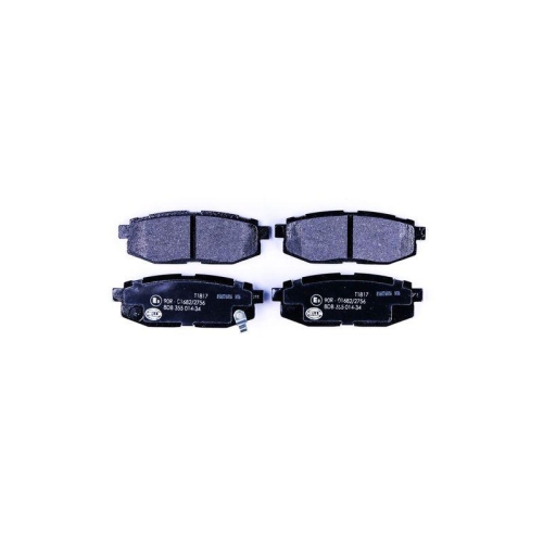 Bremsbelagsatz Scheibenbremse Hella 8DB 355 014-341 f&uuml;r Subaru Toyota