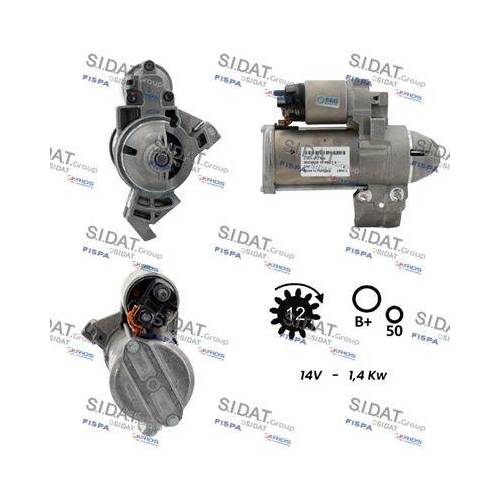 Starter Sidat S12BH0932 f&uuml;r Bmw