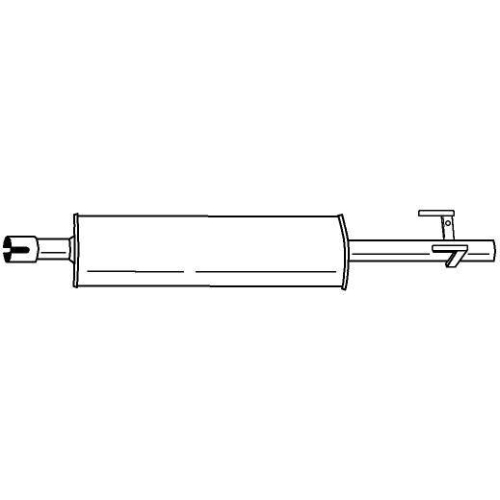 Mittelschalld&auml;mpfer Sigam 60483 f&uuml;r VW