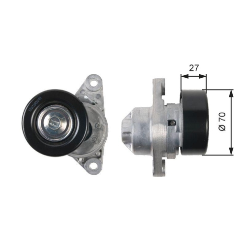 Riemenspanner Keilrippenriemen Gates T38273 Drivealign™ für Chevrolet